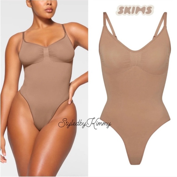 Skims Shapewear Bodysuit Seamless Thong Bodysuit New S Small - Picture 1 of 7